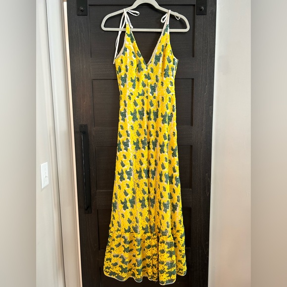 open lace back dress Dress the Population Women's Sunny Fit and Flare Maxi Dress, Off White  Multi, XX-Small : Amazon.ca: Clothing, Shoes & Accessories main image 0